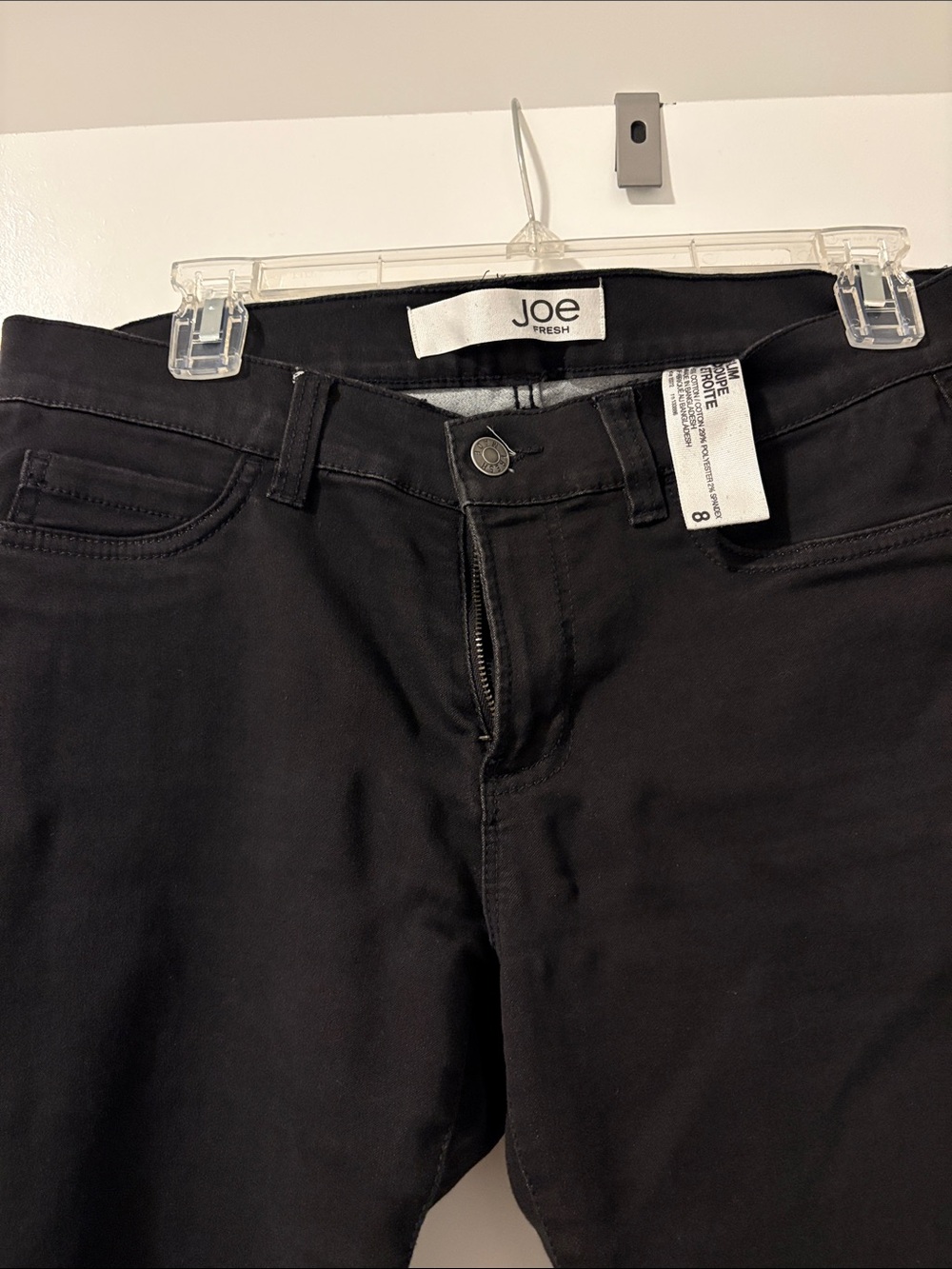Joe Fresh Women's Black Skinny Jeans